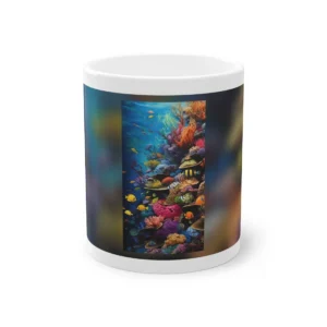 Tropical Fish over Coral Reef Wall Mug