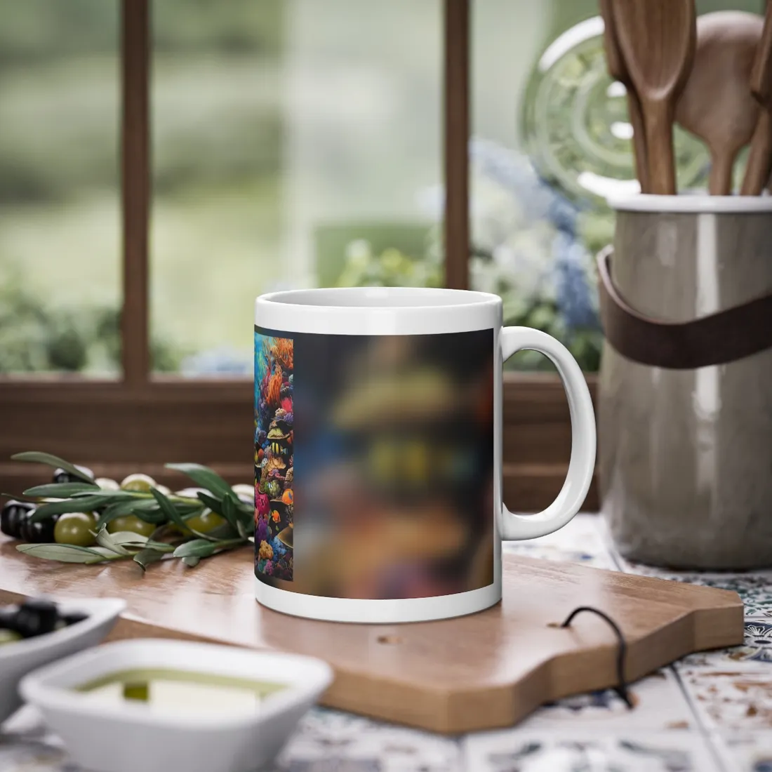 Underwater Paradise: A Sanctuary of Vibrant Marine Life - Mug