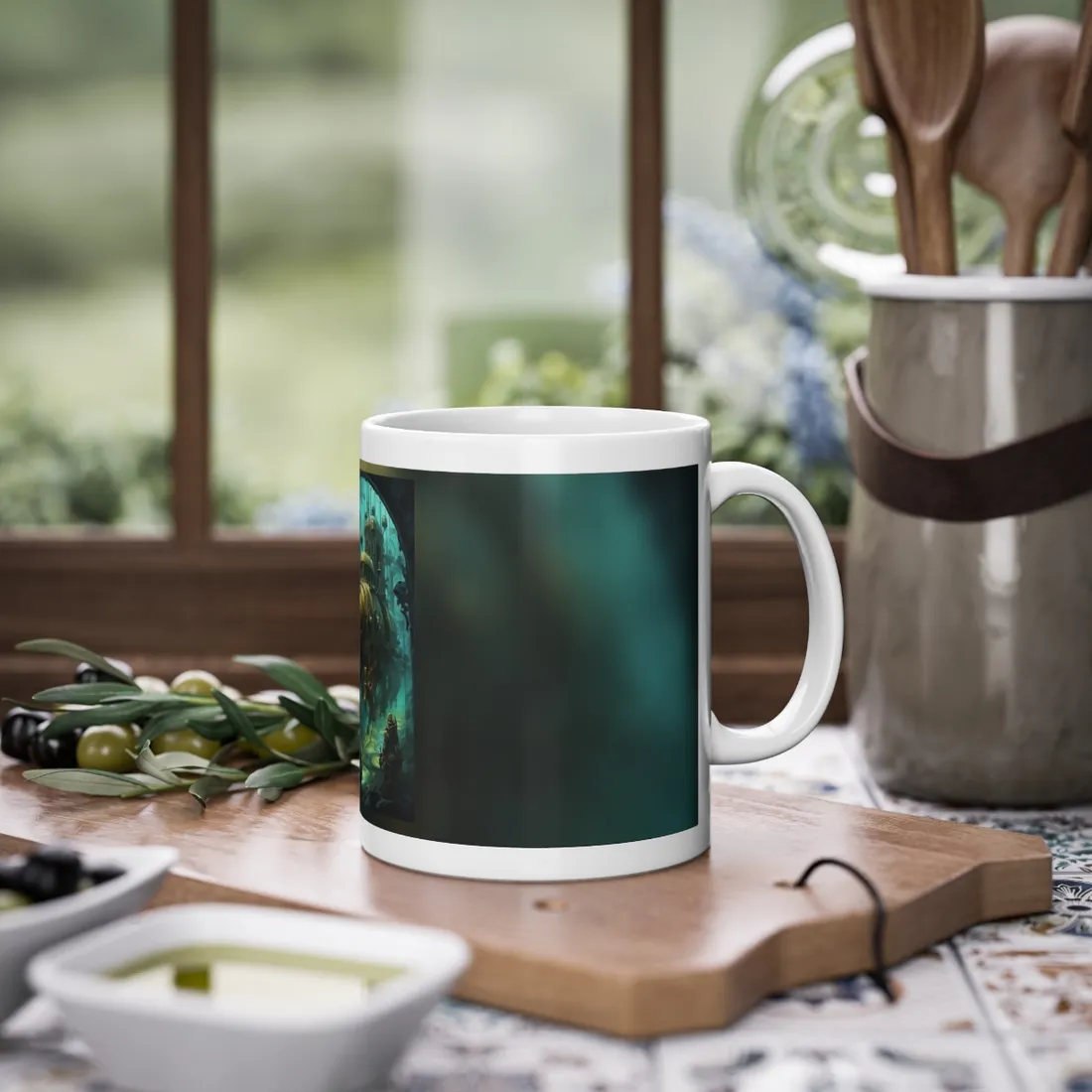 Underwater Steampunk Adventure: A Hero's Quest for Discovery - Mug