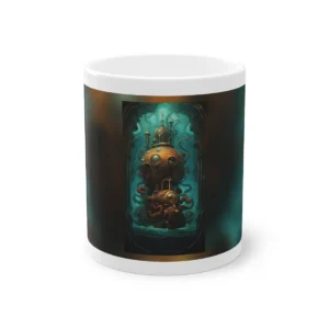 Copper Diving Bell with Tentacles Mug