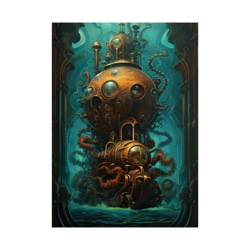 Underwater Steampunk Odyssey: A Captain Nemos Adventure - Poster