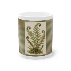 Fern Fronds with Curled Tips Mug