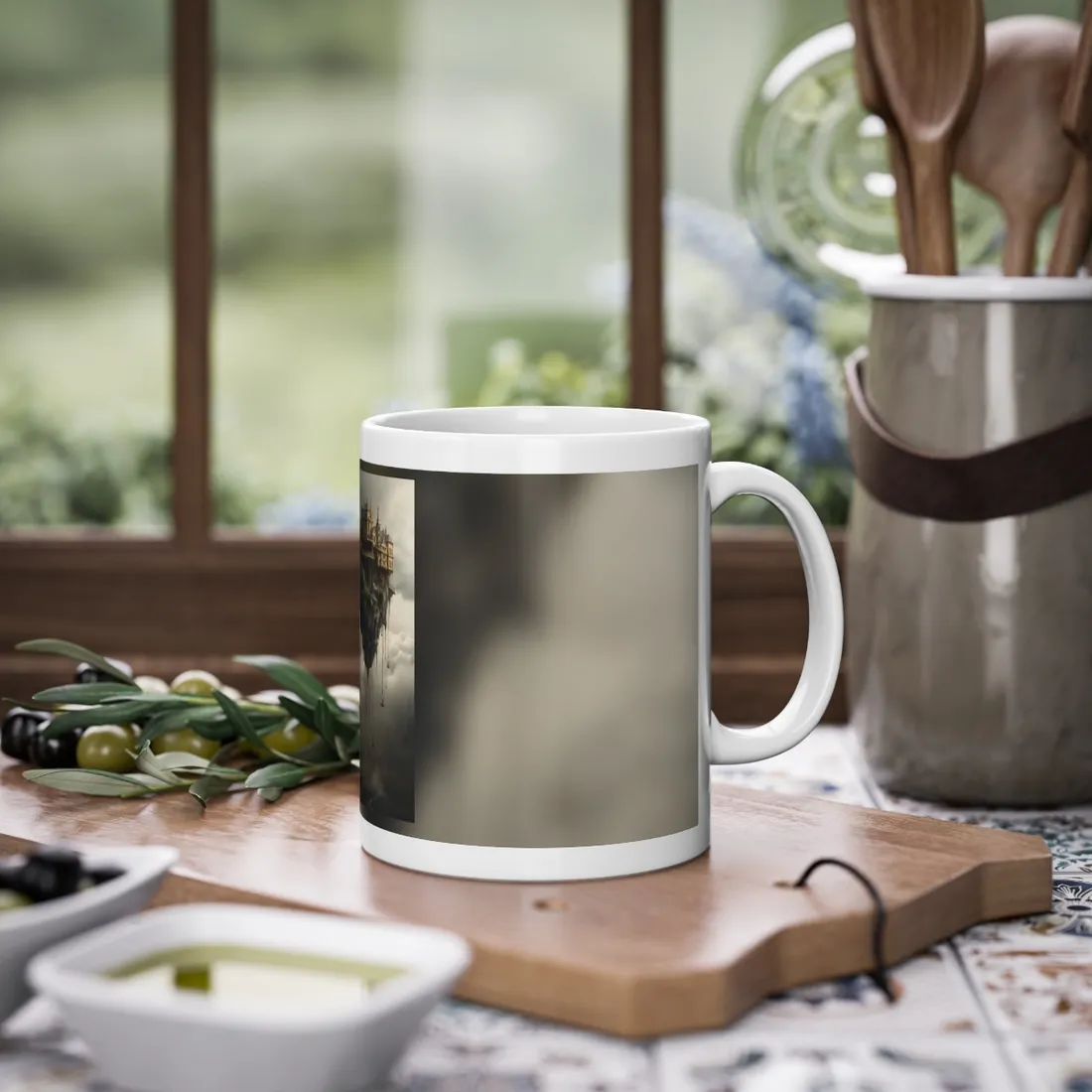 Unique Portrait: Indoor Photography with Distinctive Style - Mug