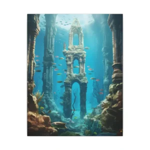 Sunken Stone Tower Canvas Print