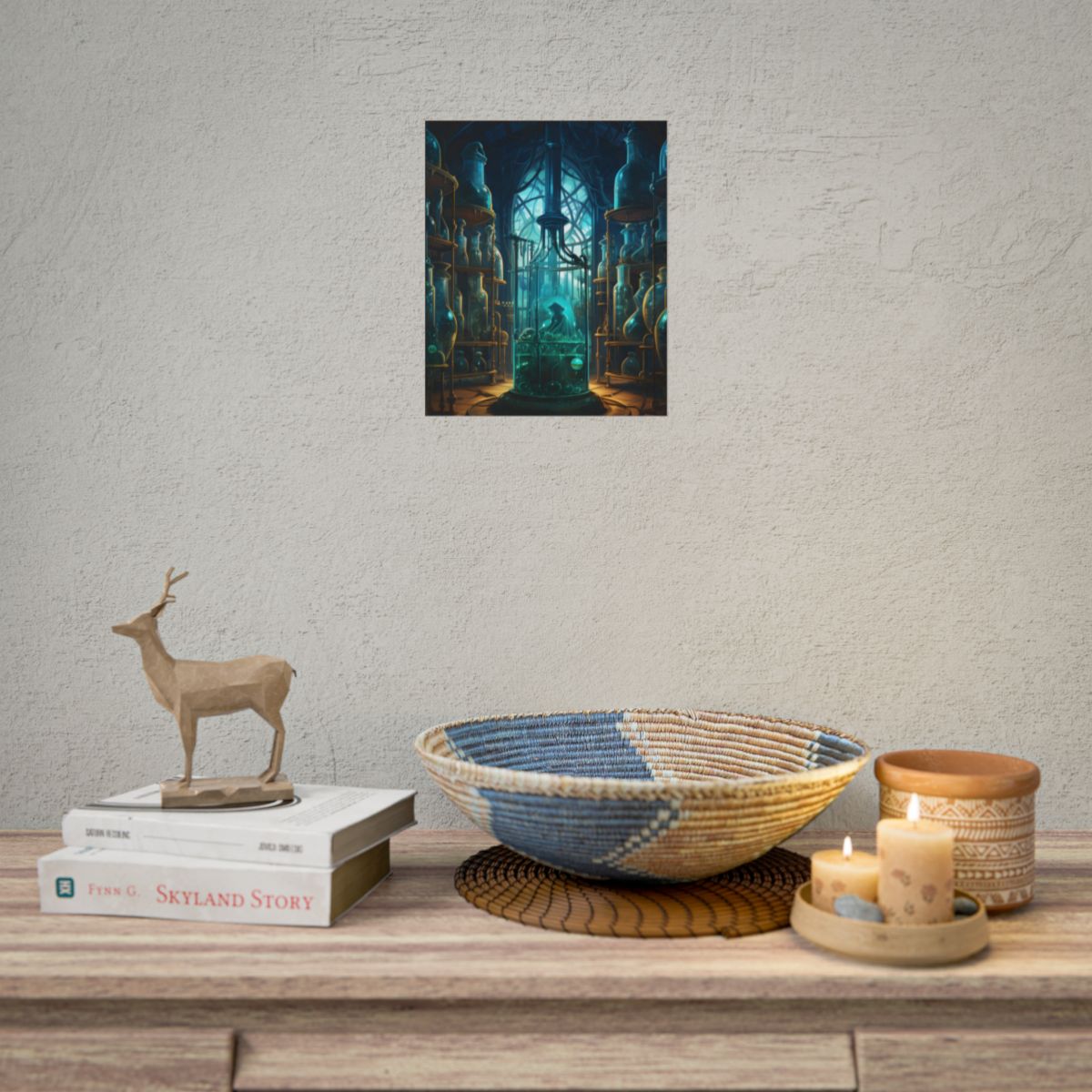 Unveiling the Secrets: Mysterious Lab Biotech Artwork - Poster
