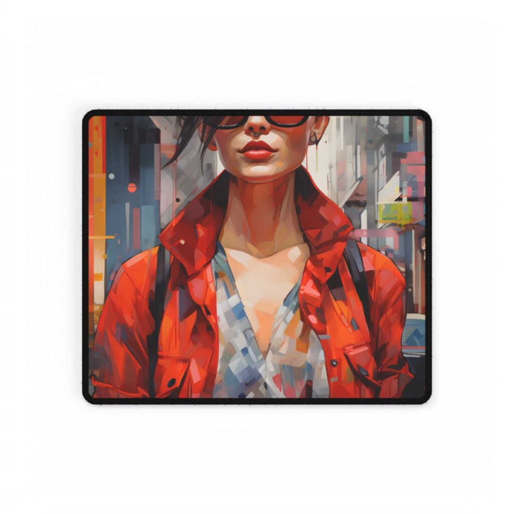 Urban City Style: Fashionista in the City - Desk Mat