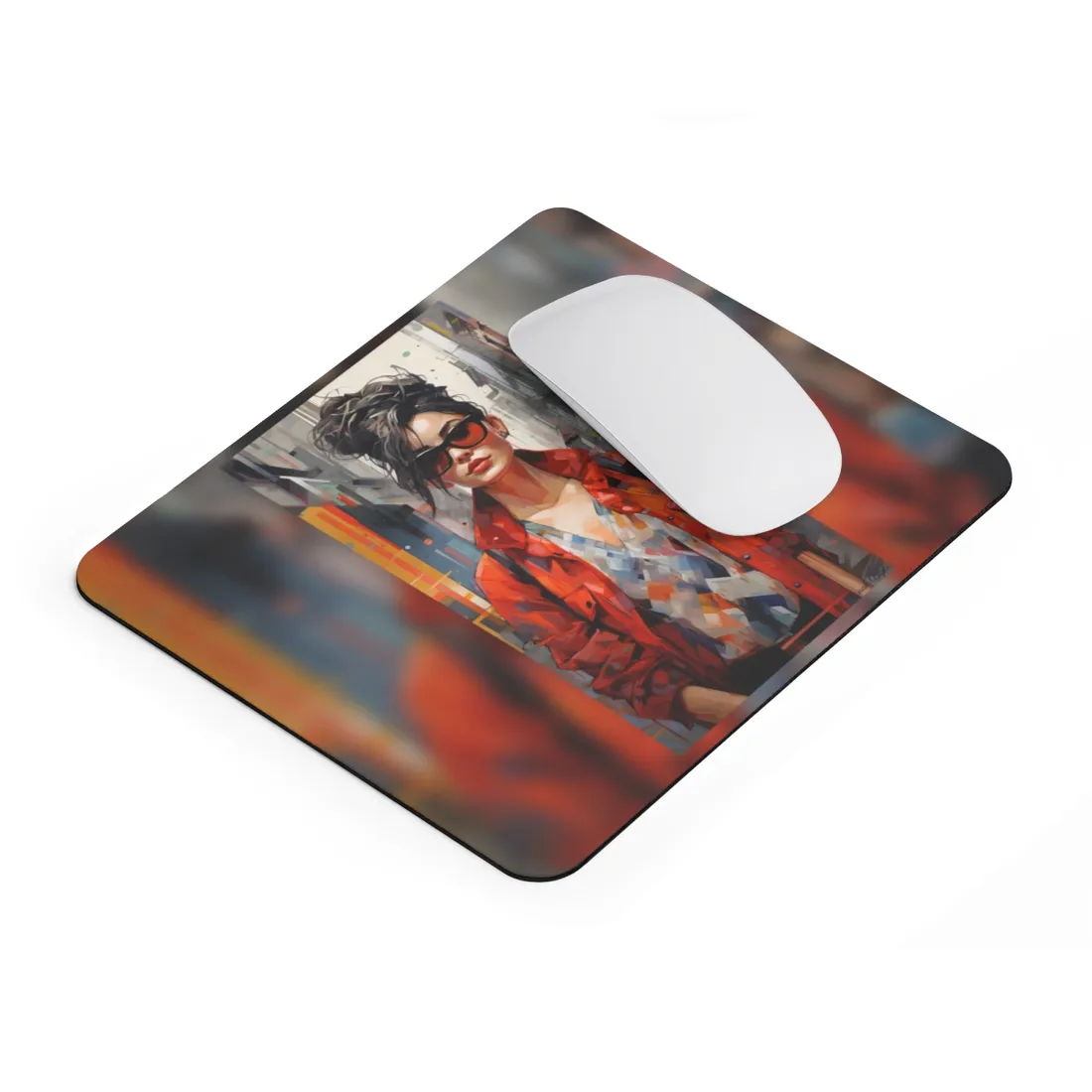 Urban City Style: Fashionista in the City - Mouse Pad