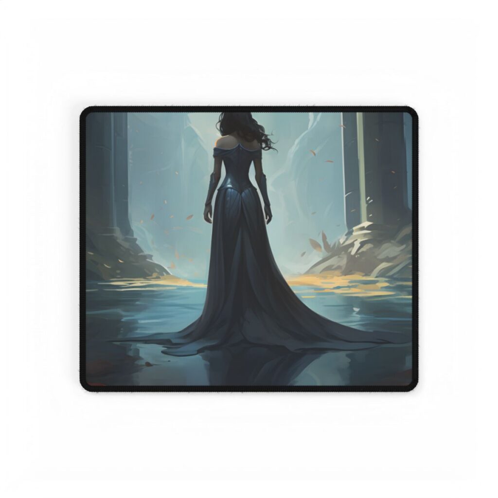 Urban Explorer: Candid Photo in City Nature - Desk Mat