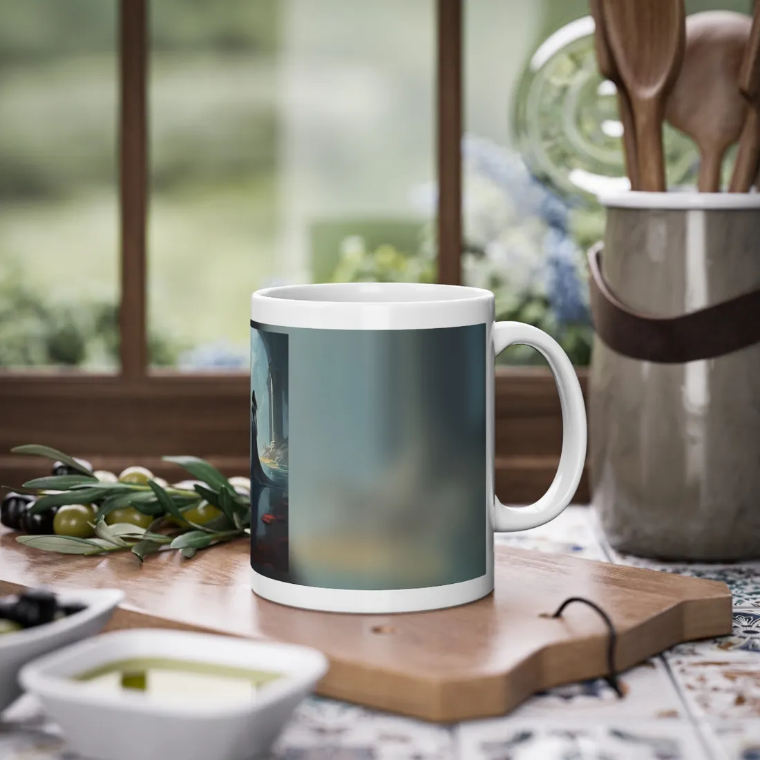 Urban Explorer: Candid Photo in City Nature - Mug