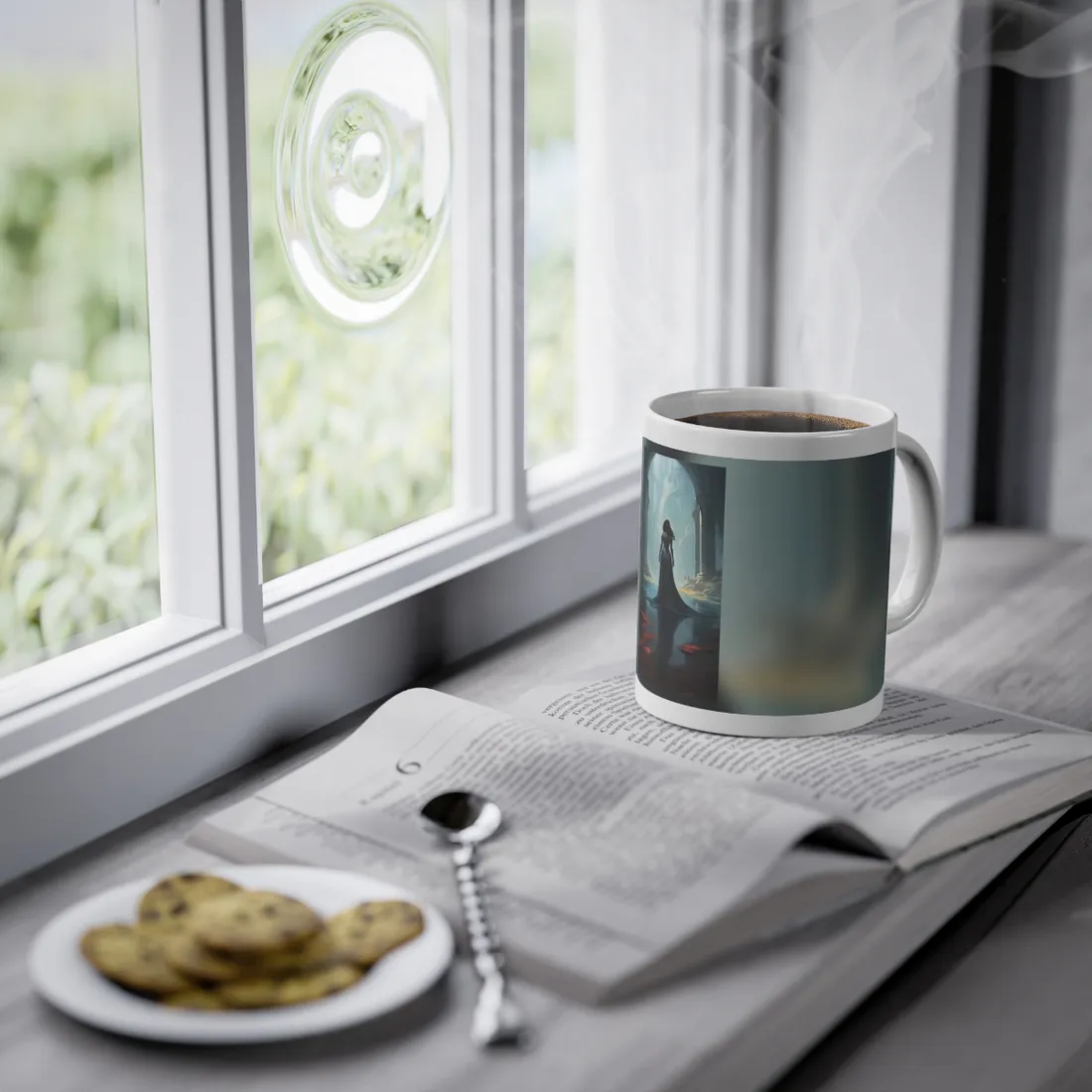 Urban Explorer: Candid Photo in City Nature - Mug