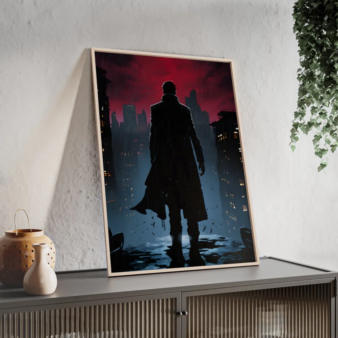 Urban Fantasy Detective: Book Cover Art - Framed Poster