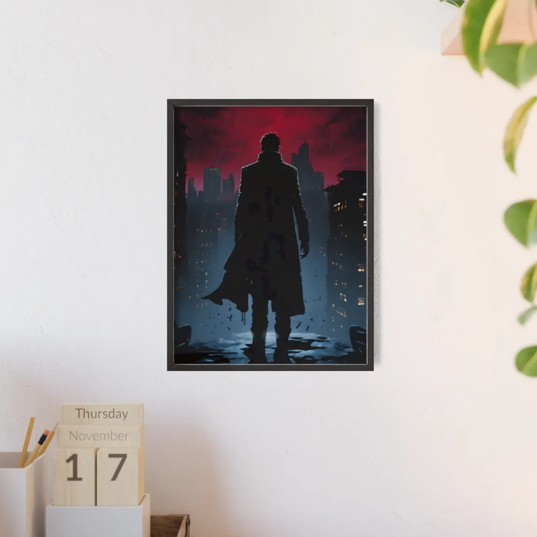 Urban Fantasy Detective: Book Cover Art - Framed Poster