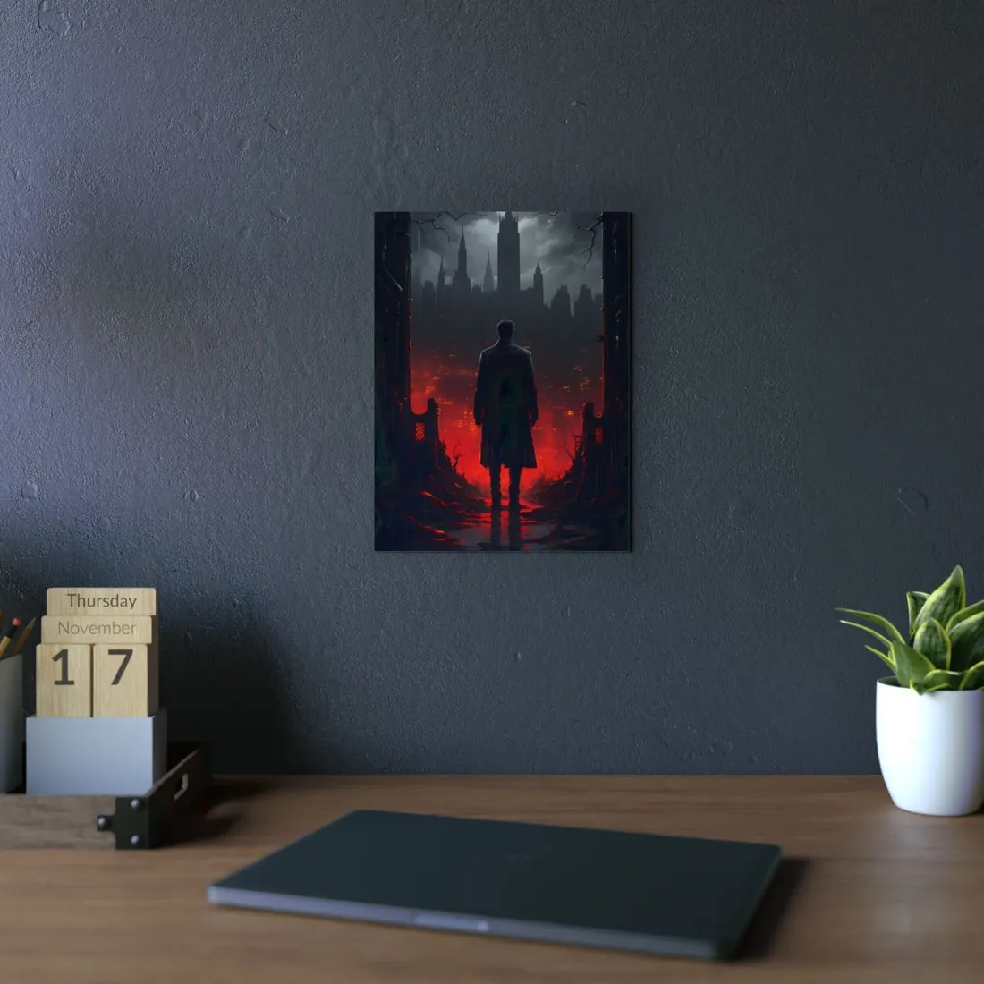 Urban Fantasy Detective: City Streets Mystery - Metal Poster