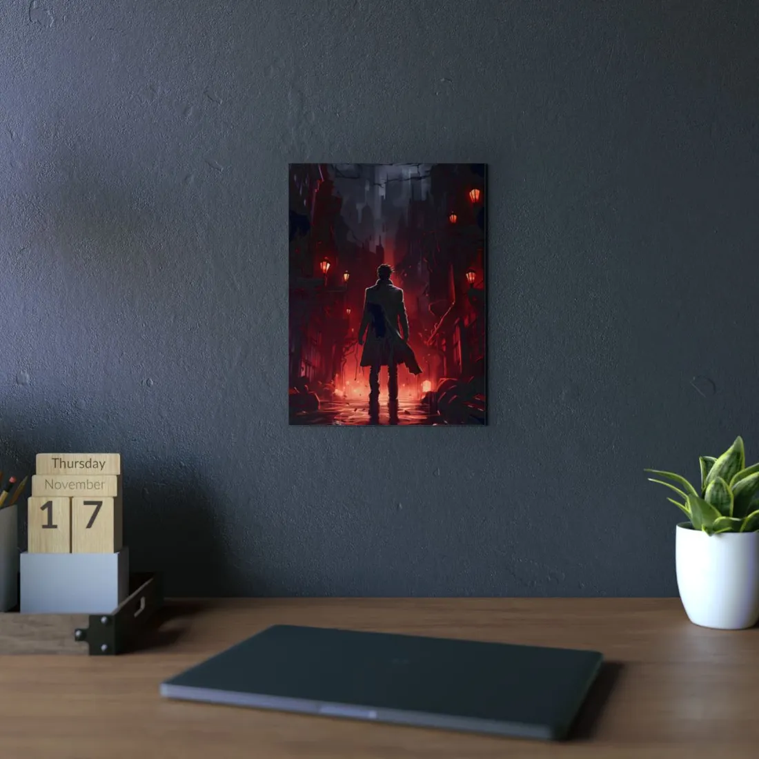 Urban Fantasy Detective: Dark City Mystery - Metal Poster