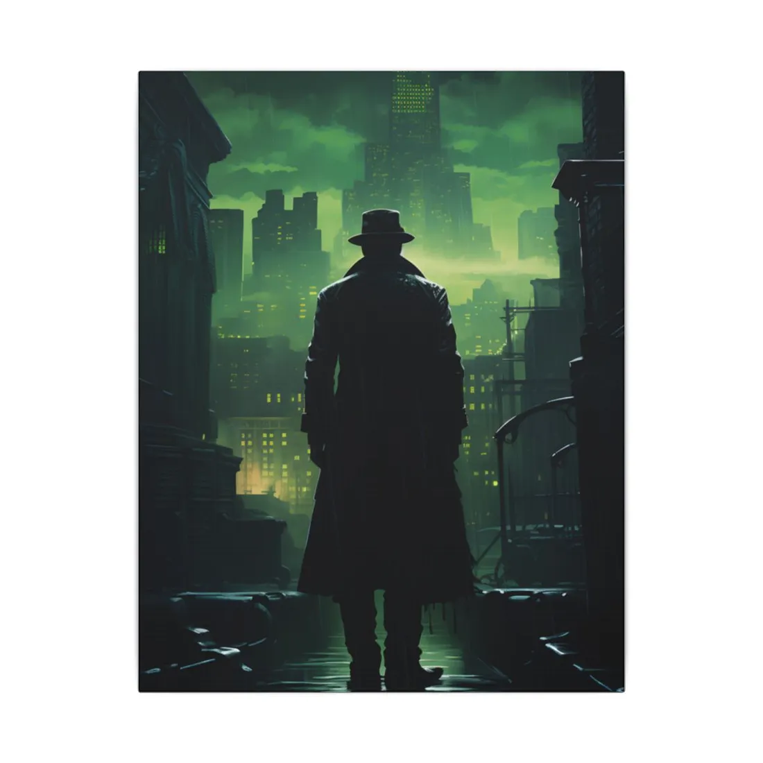 Urban Fantasy Detective: Hard-Boiled Mystery - Canvas