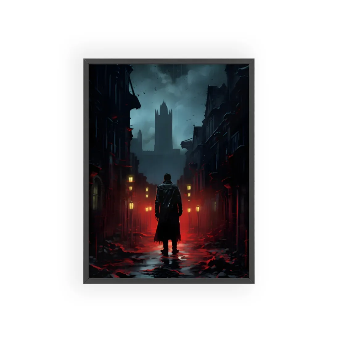 Urban Fantasy Detective: Mysterious Case Files - Framed Poster