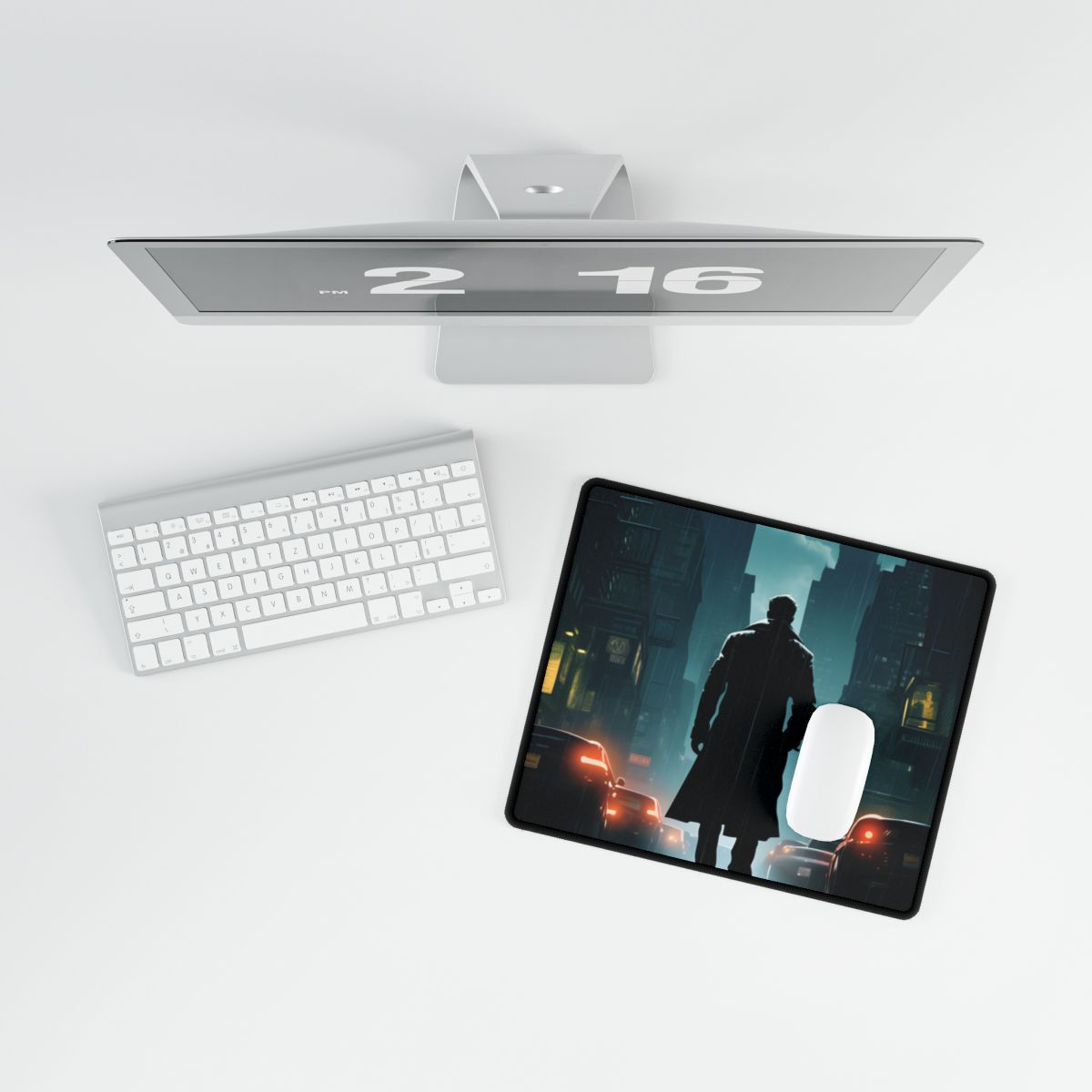 Urban Fantasy Detective: Mystery and Investigation Artwork - Desk Mat