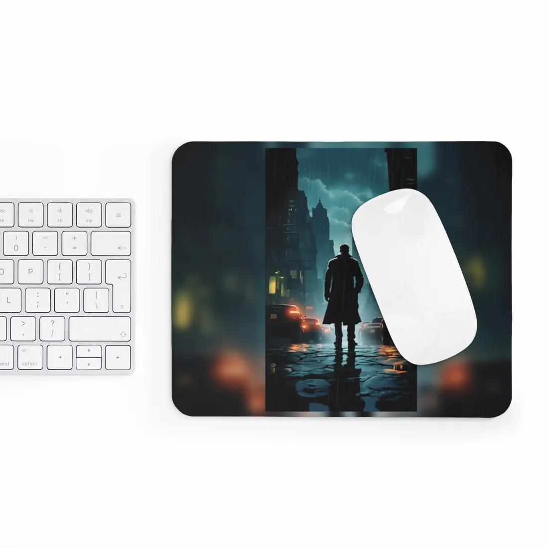 Urban Fantasy Detective: Mystery and Investigation - Mouse Pad