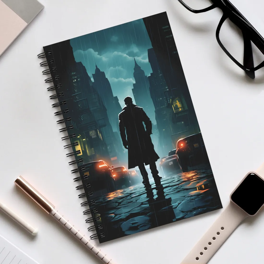 Urban Fantasy Detective: Mystery and Investigation - Spiral Notebook