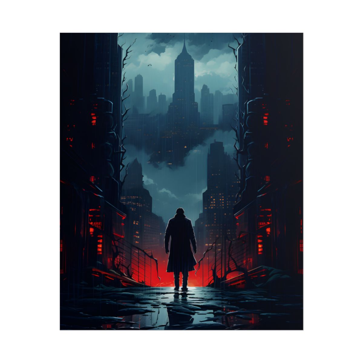 Urban Fantasy Detective: Mystery Artwork - Poster