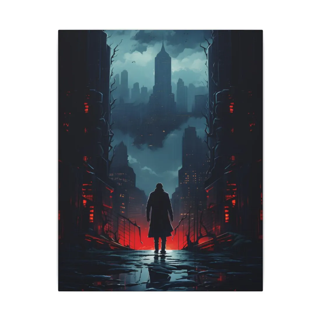 Urban Fantasy Detective: Mystery - Canvas