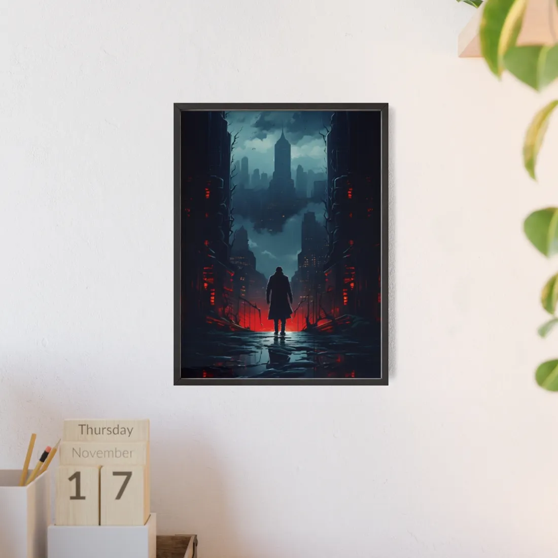 Urban Fantasy Detective: Mystery - Framed Poster