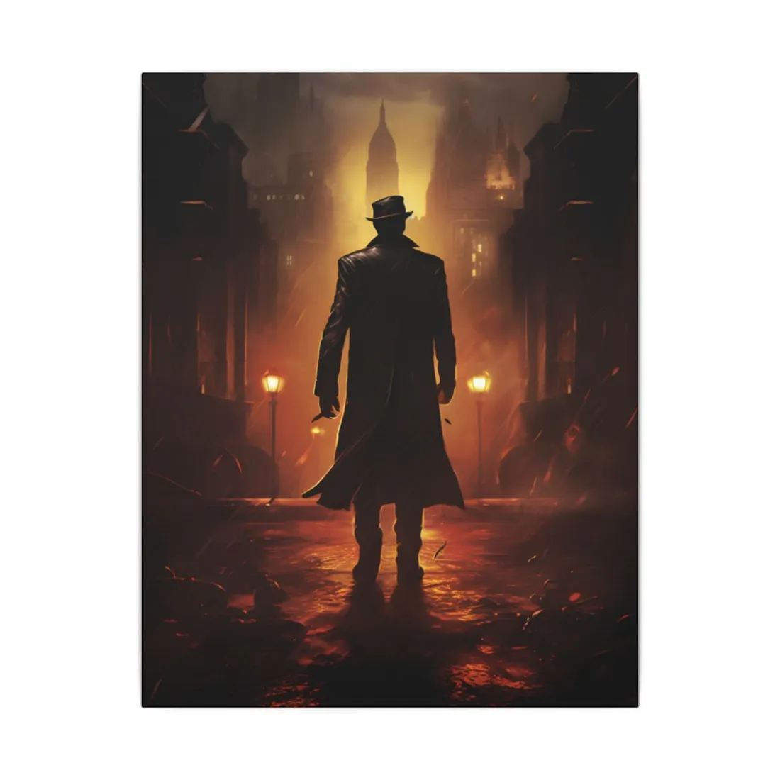 Urban Fantasy Detective: Mystery Graphic Novel - Canvas