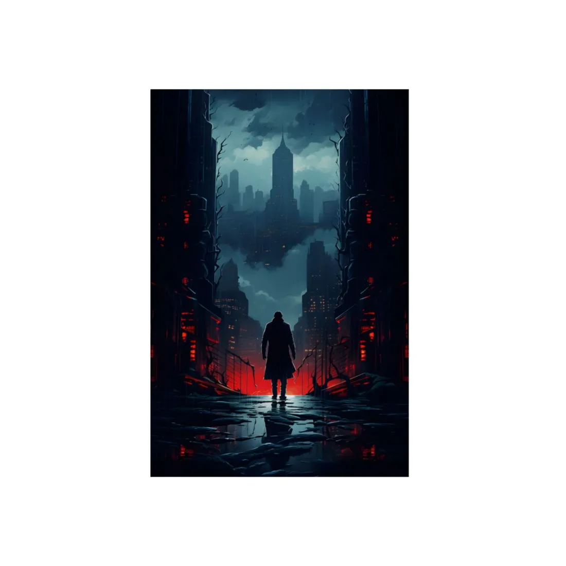 Urban Fantasy Detective: Mystery - Metal Poster