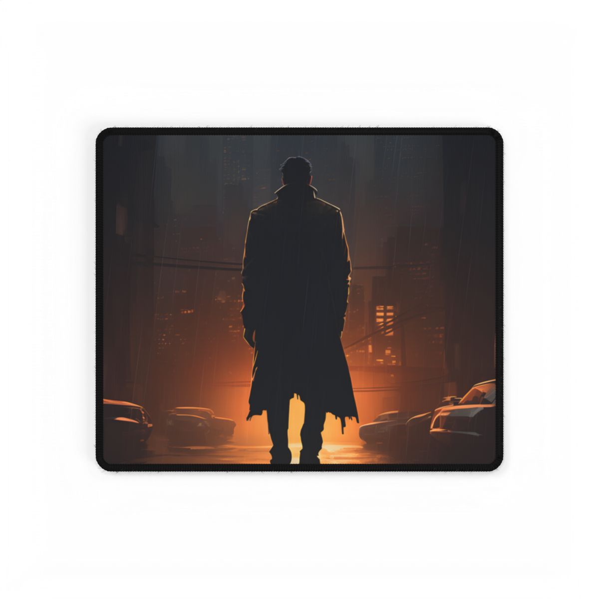 Urban Fantasy Detective: Serious Investigator Artwork - Desk Mat