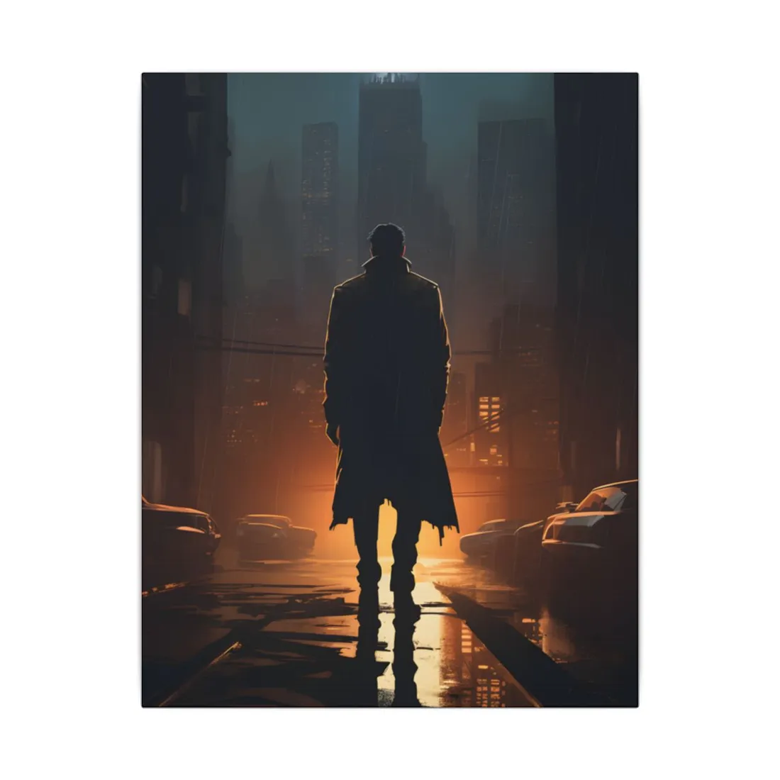 Urban Fantasy Detective: Serious Investigator - Canvas