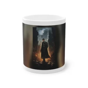 Man in Long Coat Mug