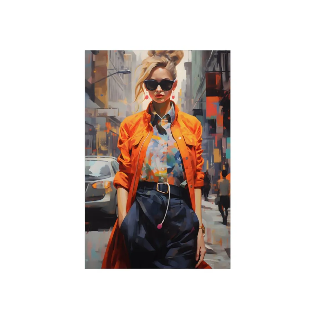 Urban Fashionista: City Chic - Metal Poster