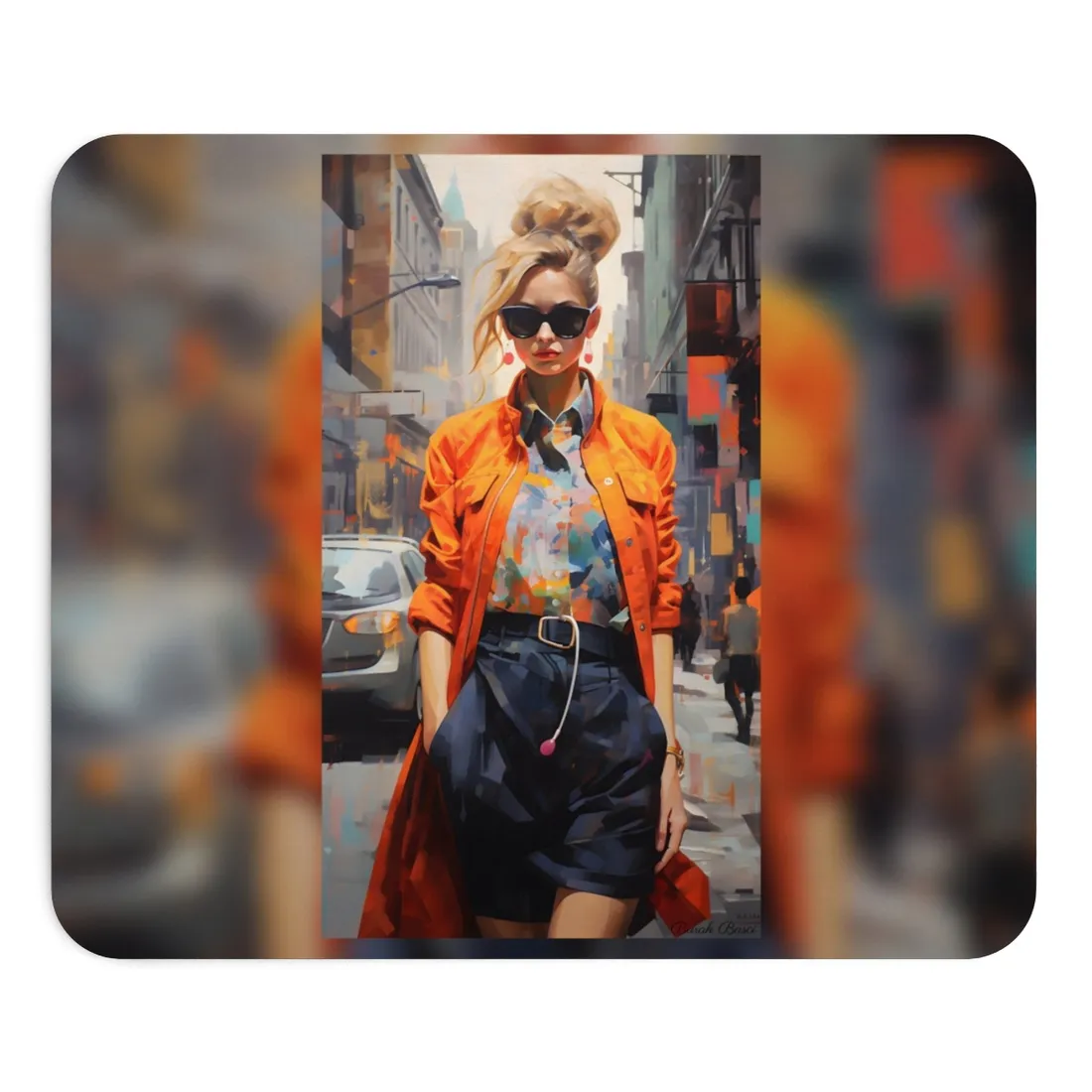 Urban Fashionista: City Chic - Mouse Pad