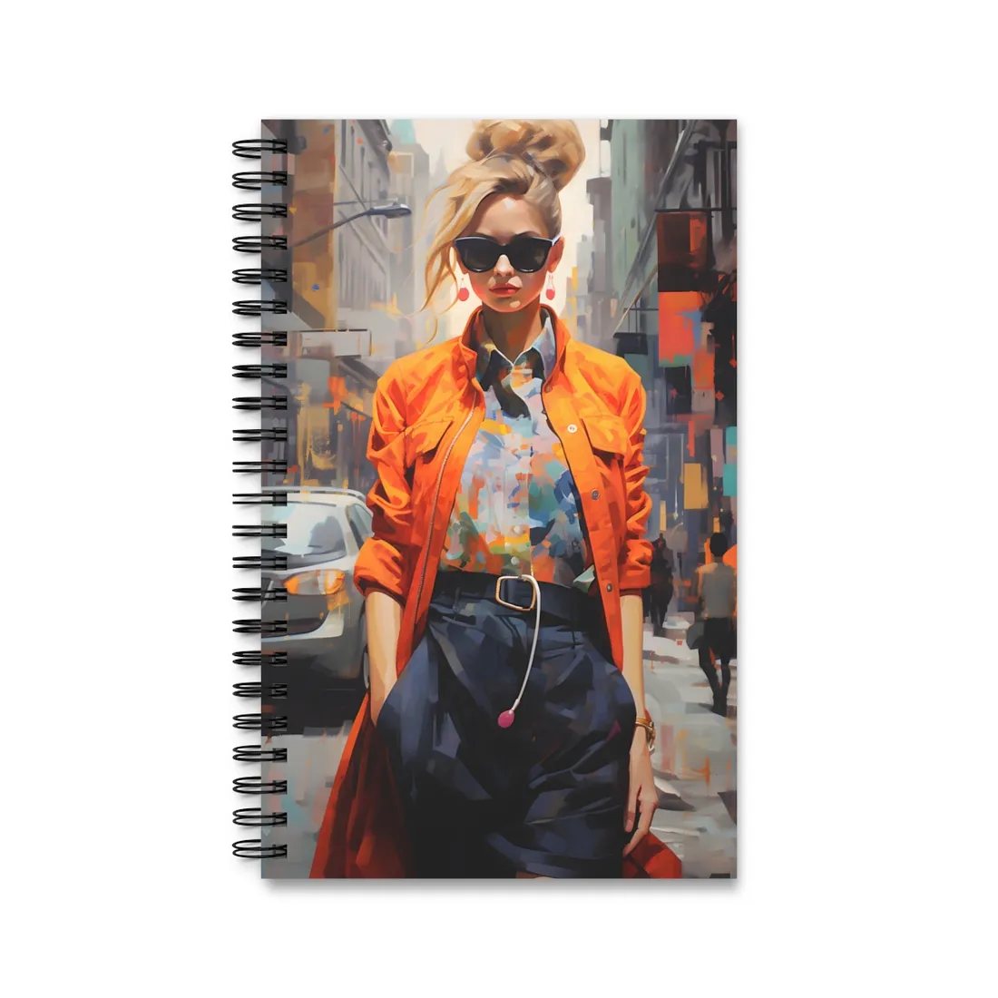 Urban Fashionista: City Chic - Spiral Notebook