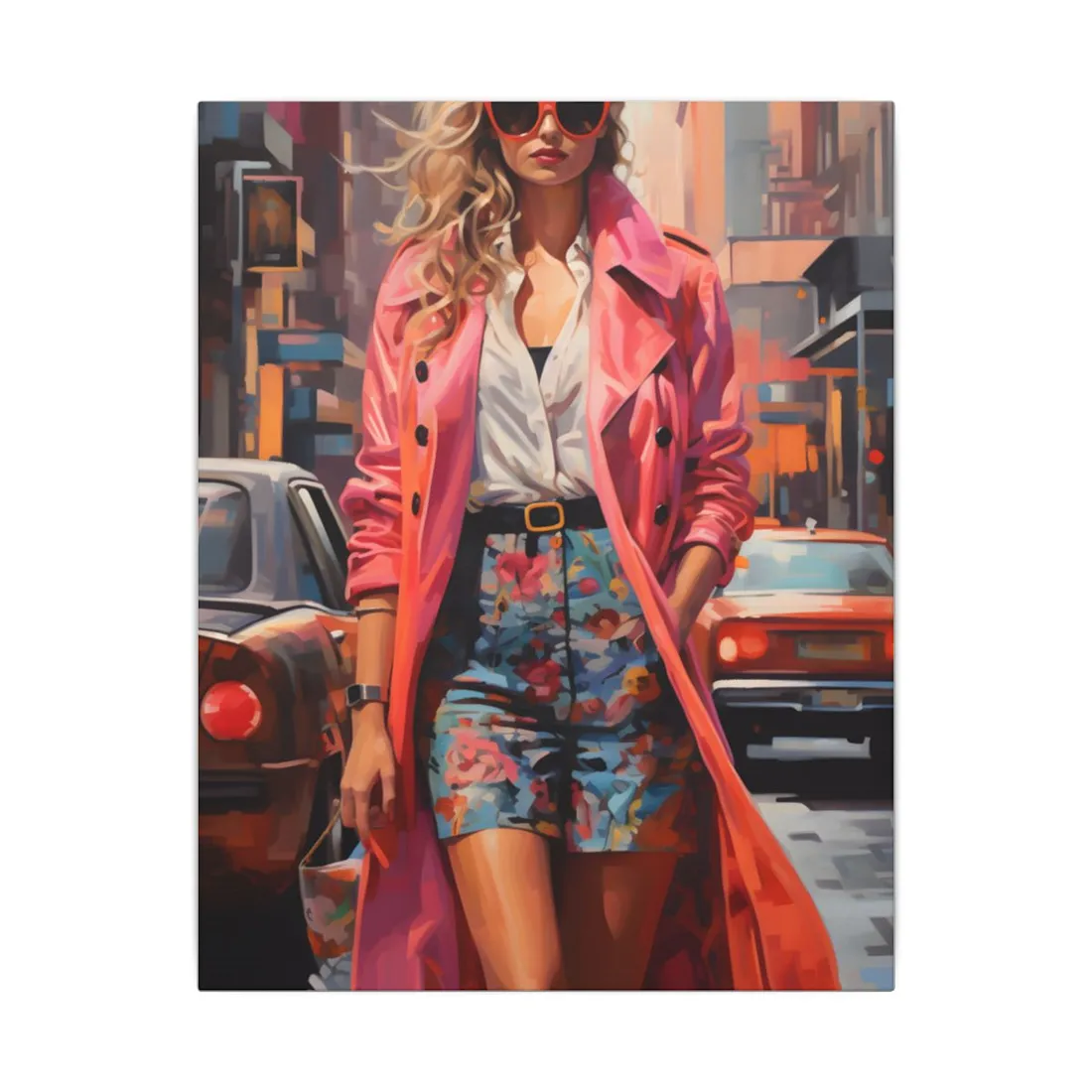 Urban Fashionista: City Street Photography - Canvas