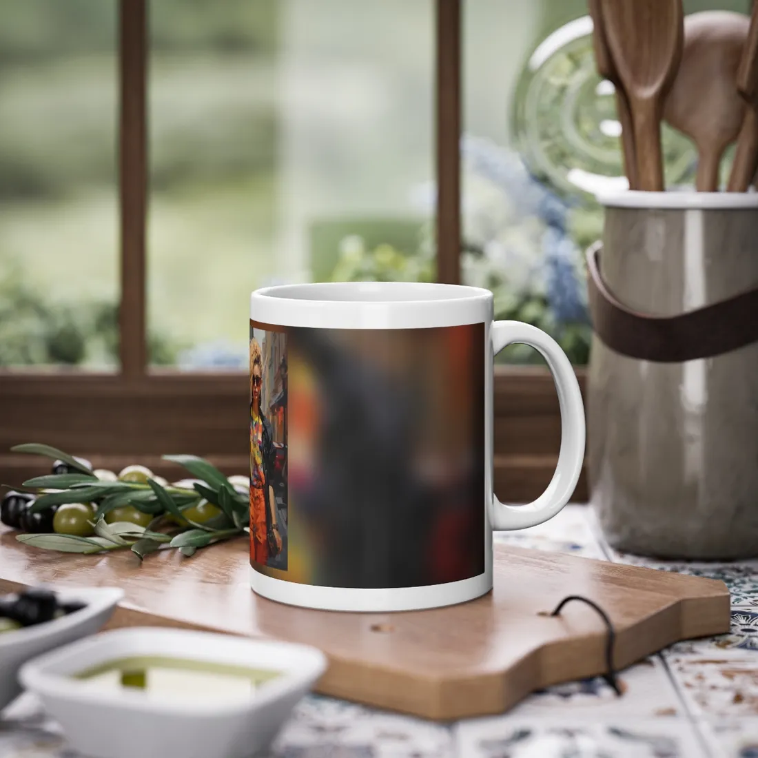 Urban Fashionista: Expressing City Style in Graffiti Street Art - Mug