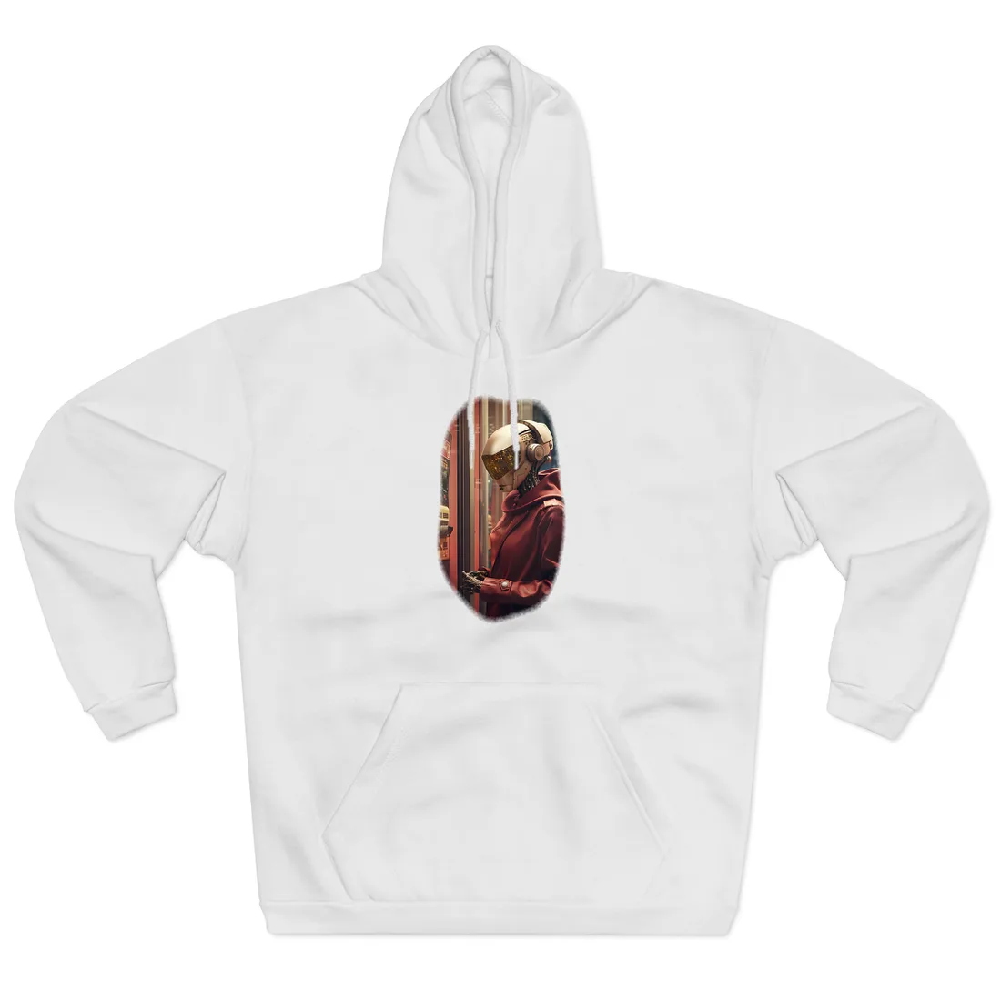 Urban Night Thieves: Comic Book-Inspired Digital Art - Hoodie (White)
