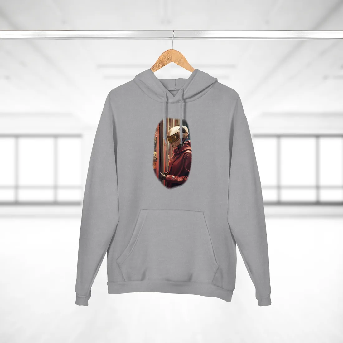 Urban Night Thieves: Comic Book-Inspired Digital Art - Hoodie (Heather Grey)