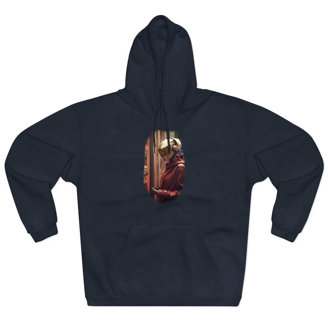 Urban Night Thieves: Comic Book-Inspired Digital Art - Hoodie (Navy)