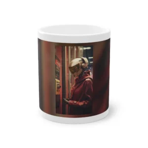 Robot in Red Coat Mug