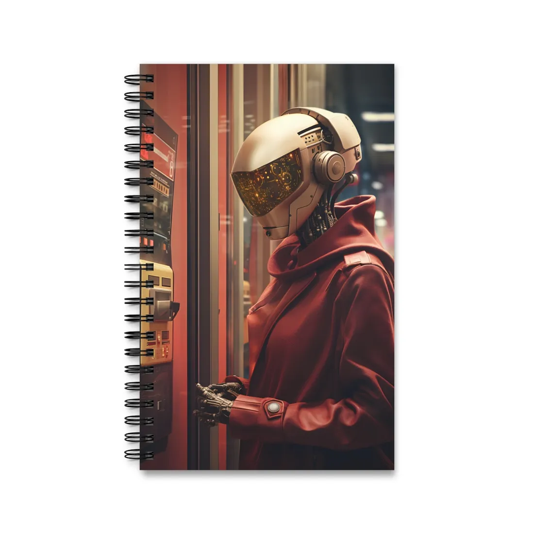 Urban Night Thieves: Comic Book-Inspired Digital Art - Spiral Notebook