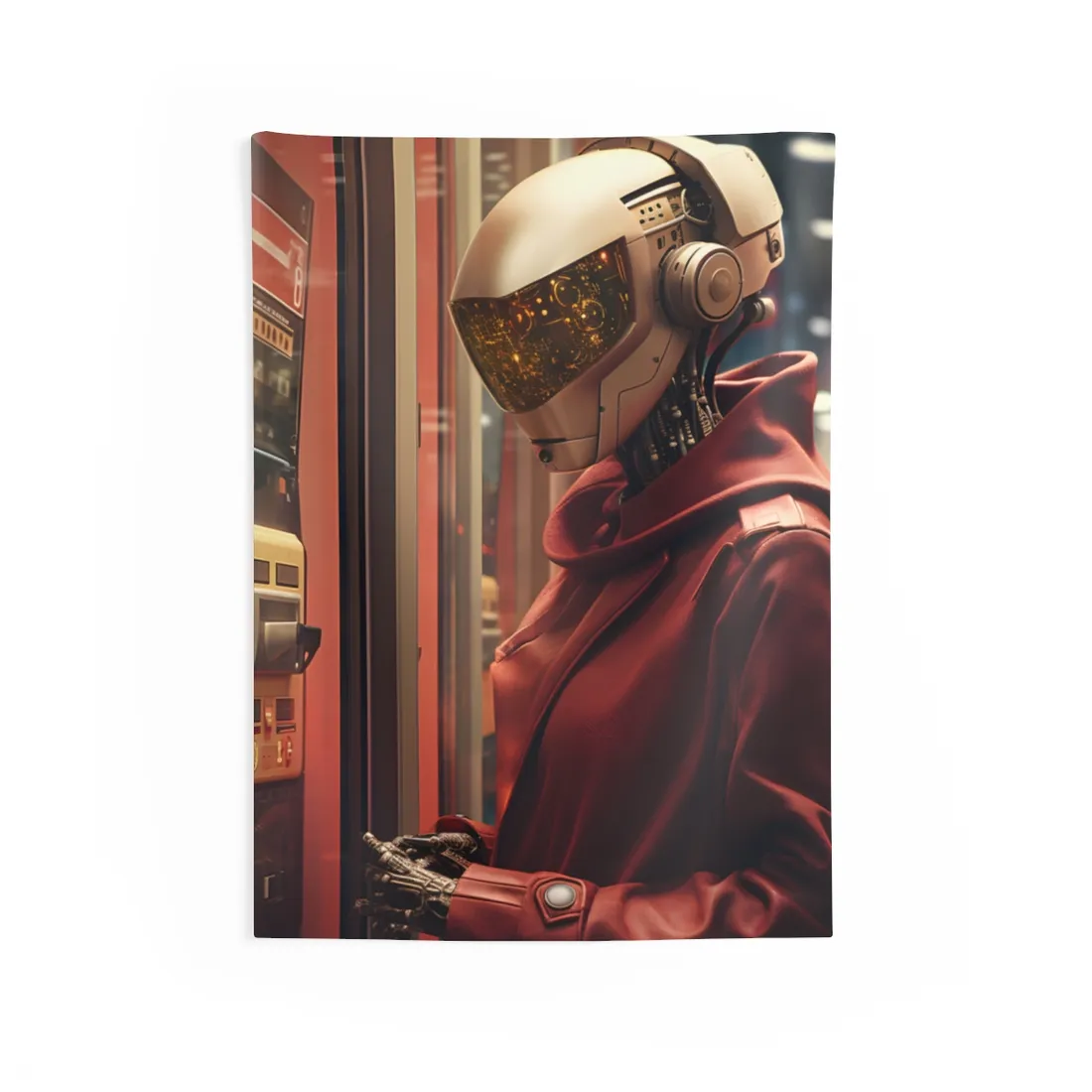 Urban Night Thieves: Comic Book-Inspired Digital Art - Wall Tapestry