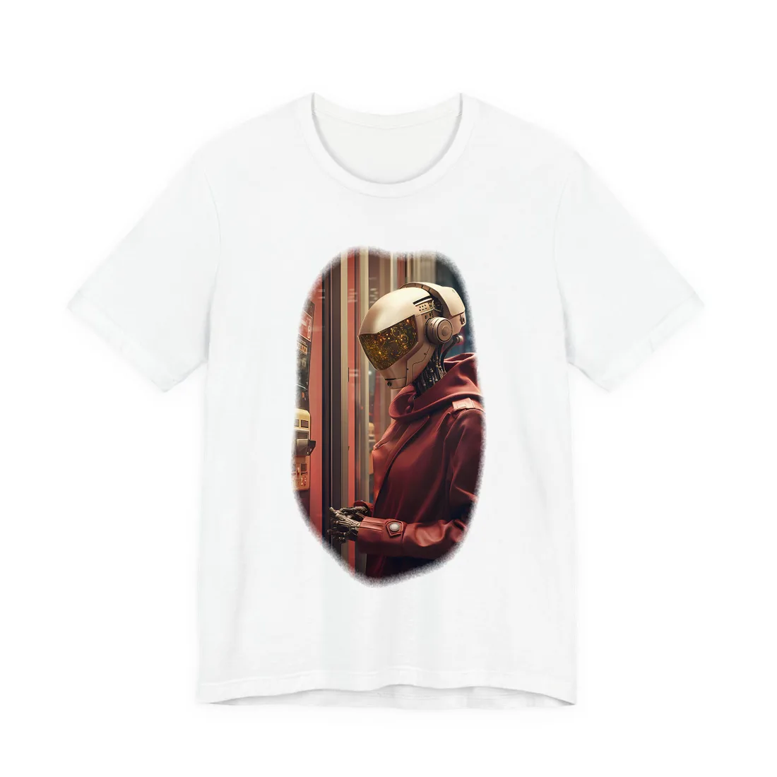Urban Night Thieves: Comic Book-Inspired Digital Art - T-Shirt (White)