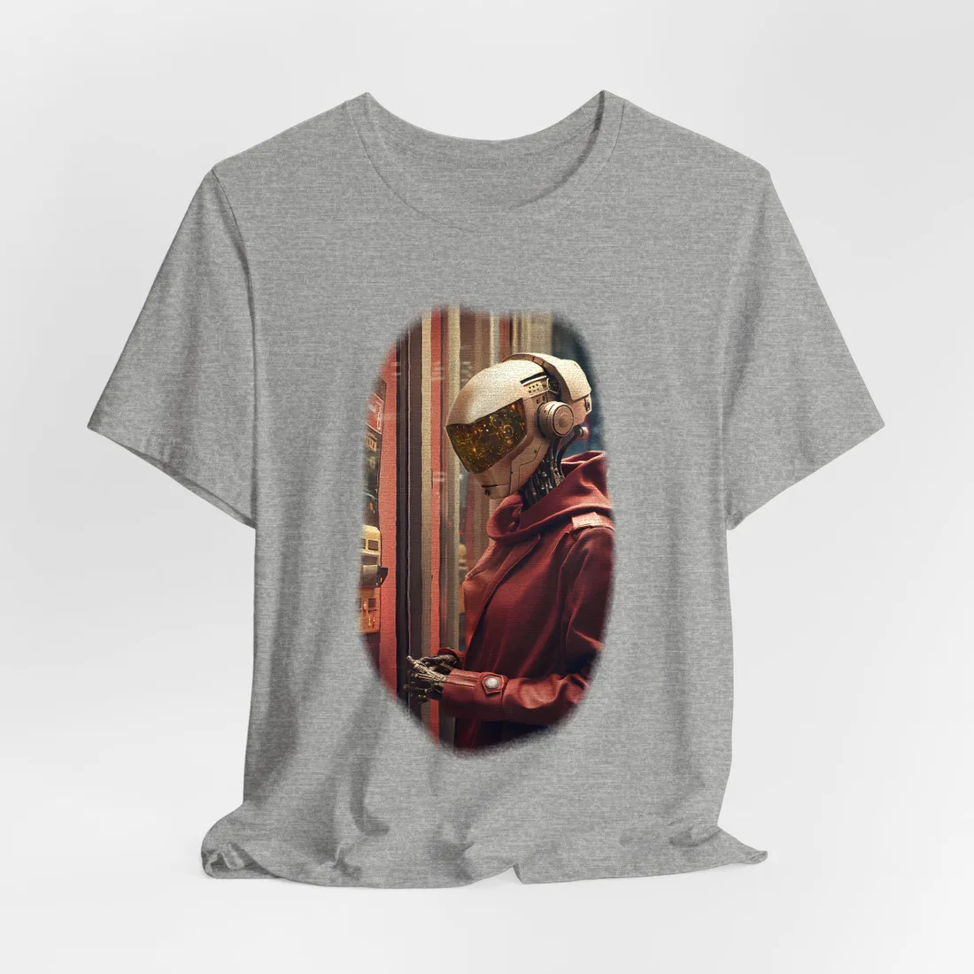Urban Night Thieves: Comic Book-Inspired Digital Art - T-Shirt (Athletic Heather)