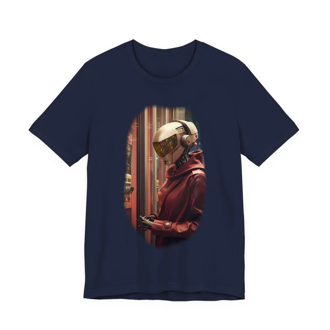 Urban Night Thieves: Comic Book-Inspired Digital Art - T-Shirt (Navy)