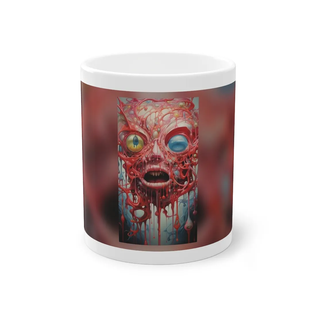 Urban Nightlife Portals: Cityscape Digital Art - Mug