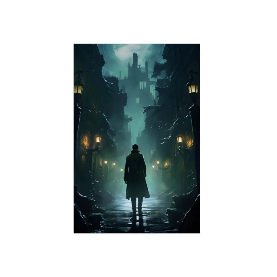 Urban Noir Detective: Mystery Solving - Metal Poster