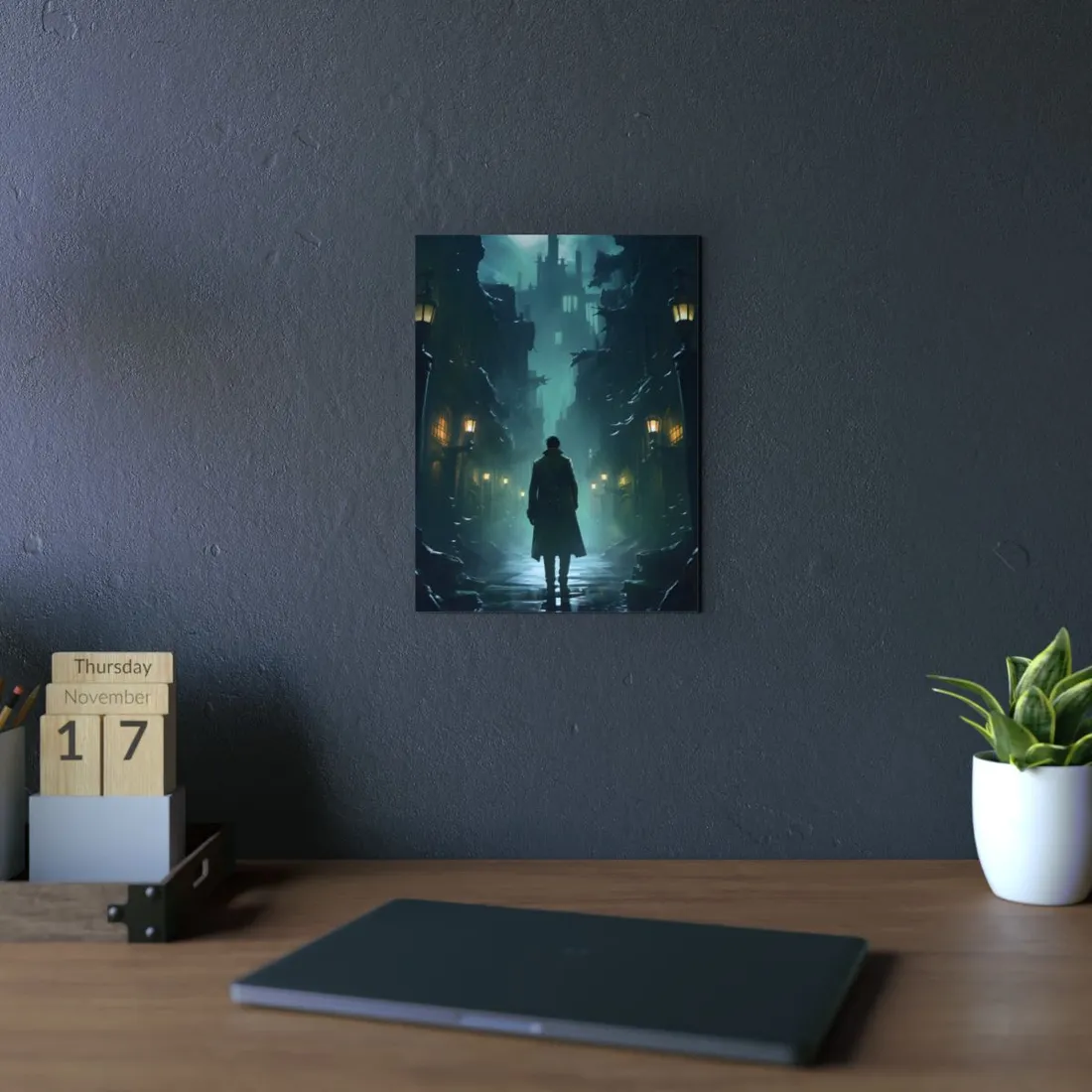 Urban Noir Detective: Mystery Solving - Metal Poster