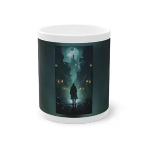 Gothic Street at Night Mug