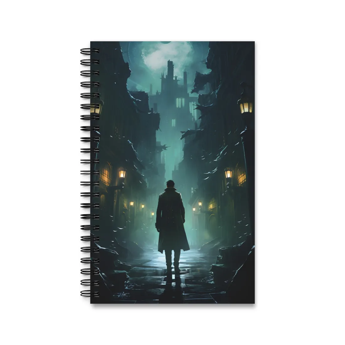 Urban Noir Detective: Mystery Solving - Spiral Notebook